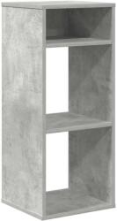 vidaXL könyvszekrény betonszürke 34x31x80 cm szerelt fa (860277) (860277)