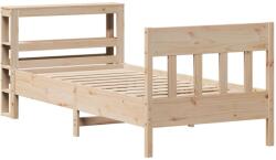 vidaXL tömör fenyőfa ágy matrac nélkül 90 x 200 cm (3306273) (3306273)