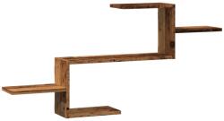 vidaXL antik fa színű szerelt fa fali polc 104 x 15 x 49 cm (853207) (853207)