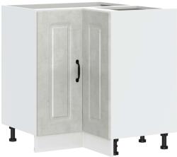 vidaXL Konyhai sarok alapszekrény Kalmar beton szürke színű műfa (853511) (853511)