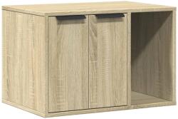 vidaXL sonoma tölgy színű szerelt fa macskaalomdoboz 60 x 40 x 40 cm (857726) (857726)