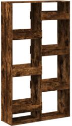 vidaXL füstös tölgy színű szerelt fa könyvespolc 100 x 33 x 175 cm (3309406) (3309406)