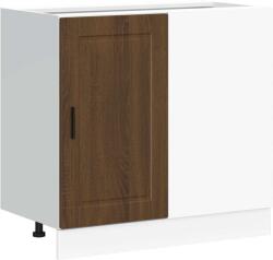 vidaXL Porto barna tölgy színű szerelt fa konyhai alapszekrény (854305) (854305)