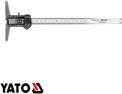 TOYA YT-72251 digitális mélységmérő, inox, 0-200 mm /0, 01 mm (YT-72251)