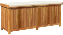 vidaXL tömör akácfa kültéri párnatartó láda 150x50x60, 5 cm (4106476) (4106476)