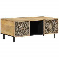 vidaXL tömör mangófa dohányzóasztal 100 x 54 x 40 cm (358224) (358224)