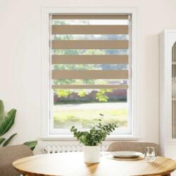 vidaXL zebrafüggönnyel homokbarna szövetszélesség 80, 9 cm poliészter (4014518) (4014518)