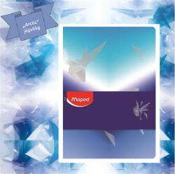 Maped Füzet A/5 vonalas MAPED 80 lap Arctic jégvilág minta, tűzött jegyzetfüzet, vastagabb lapokkal