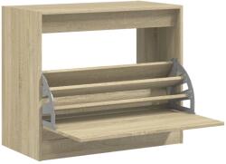 vidaXL sonoma-tölgyszínű szerelt fa cipőszekrény 80x42x69 cm (840003) (840003)