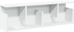 vidaXL fehér szerelt fa faliszekrény 100 x 20 x 30 cm (854841) (854841)