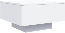 vidaXL fehér szerelt fa dohányzóasztal 55 x 55 x 31 cm (836567) (836567)