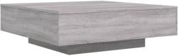 vidaXL szürke sonoma színű szerelt fa dohányzóasztal 100 x 100 x 31 cm (836600) (836600)