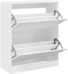 vidaXL fehér szerelt fa cipőszekrény 80 x 34 x 96, 5 cm (839966) (839966)