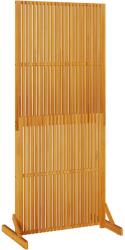 vidaXL tömör akácfa adatvédelmi paraván beltéri/kültéri 180, 5 cm (4108064) (4108064)