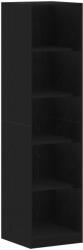 vidaXL Szekrény Fekete Tölgy 50x50x200 cm Mérnöki Fa (3345123) (3345123)