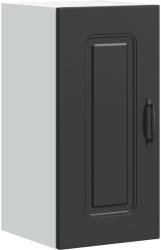 vidaXL konyhai fali szekrény Kalmar fekete színű fűrészáru (853538) (853538)