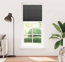 vidaXL pliszírozott redőny fekete 100x200 cm szövetszélesség 99, 4 cm (4015160) (4015160)