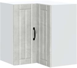 vidaXL Lucca betonszürke szerelt fa konyhai fali sarokszekrény (853861) (853861)