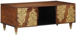 vidaXL Kávézóasztal 100x54x40 cm Tömör Mangófából (4018748) (4018748)