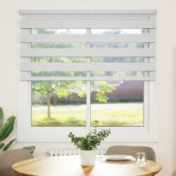 vidaXL zebrafüggönnyel fehér szövetszélesség 135, 9 cm poliészter (4014763) (4014763)