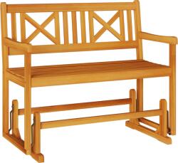 vidaXL 2 személyes kerti hintázó pad 110x59x97 cm Tömör fa akác (4105522) (4105522)