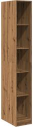 vidaXL kézműves tölgy színű szerelt fa ruhásszekrény 30 x 50 x 200 cm (3307710) (3307710)