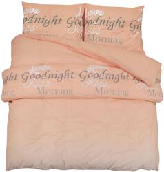 vidaXL rózsaszín ágyneműhuzat-garnitúra 200x200 cm pamut (136511) (136511)