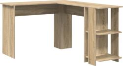 vidaXL Sonoma tölgy sarokíróasztal Sonoma tölgy Forgácslap Közepes (869556) (869556)