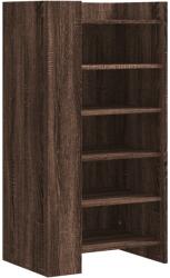 vidaXL barna tölgy színű szerelt fa cipőszekrény 52 x 37, 5 x 100 cm (848450) (848450)