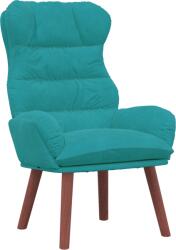 vidaXL Pihenőszék Türkiz Velúr (42001896) (42001896)