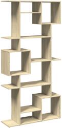 vidaXL sonoma tölgy színű szerelt fa könyvszekrény 92 x 29 x 188 cm (3310318) (3310318)