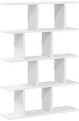 vidaXL fehér szerelt fa fali kockapolc 12 rekeszes színű (860013) (860013)