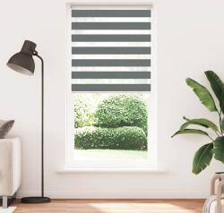 vidaXL zebrafüggönnyel sötét szürke szövetszélesség 95, 9 cm poliészter (4014157) (4014157)