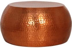 vidaXL sárgaréz színű alumínium dohányzóasztal Ø55 x 28 cm (373374) (373374)