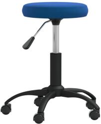 vidaXL kék bársony étkezőszék (3085731) (3085731)