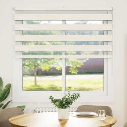 vidaXL zebrafüggönnyel márványbézs szövetszélesség 135, 9 cm poliészter (4014633) (4014633)