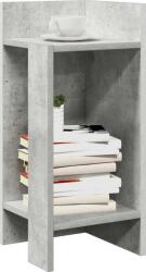 vidaXL 2 db betonszürke kisasztal polccal 25, 5 x 27 x 60 cm (858549) (858549)