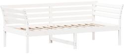 vidaXL fehér tömör fenyőfa kanapéágy 75 x 190 cm (842883) (842883)