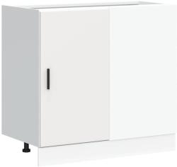 vidaXL mosdó alapszekrény fehér színű fából készült szekrény (854289) (854289)