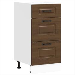 vidaXL Konyhai alapszekrény Kalmar barna tölgyfa műfa (854247) (854247)