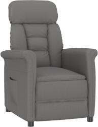 vidaXL Fekvőfotel Sötétszürke (348402) (348402)