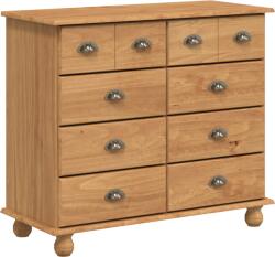 vidaXL Fiókos Szekrény 'ASKIM'Héjbarna 91x40x79 cm Tölgyfa (4105421) (4105421)