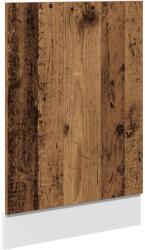 vidaXL Mosogatógép panel régi fa 45x3x67 cm műszaki fa (856131) (856131)