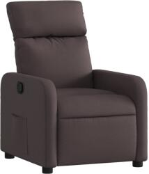 vidaXL sötétbarna szövet dönthető fotel (374170) (374170)
