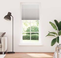 vidaXL pliszírozott redőny világosszürke 90x200 cm szövetszélesség (4015362) (4015362)