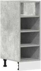 vidaXL betonszürke szerelt fa alsószekrény 30x44, 5x81, 5 cm (854196) (854196)