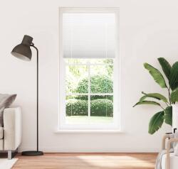 vidaXL pliszírozott redőny Fehér 90x200 cm szövetszélesség 89, 4 cm (4015515) (4015515)