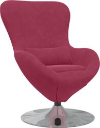 vidaXL Tojásszék Borvörös Velúr (42002729) (42002729)