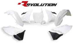 RTECH REPLACEMENT PLASTIC KIT 6 PCS includes white fenders, white shrouds, white side panels, black airbox side panels, white front plate - R-KITYZ0-BN0-REV (R-KITYZ0-BN0-REV)