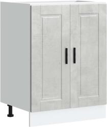 vidaXL Porto betonszürke szerelt fa konyhai alapszekrény (853921) (853921)